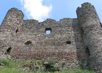 Château d'Alleuze (face ouest).