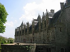 Façade du château.