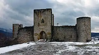 Neige sur le château