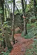 Entrée de l'enceinte extérieure.