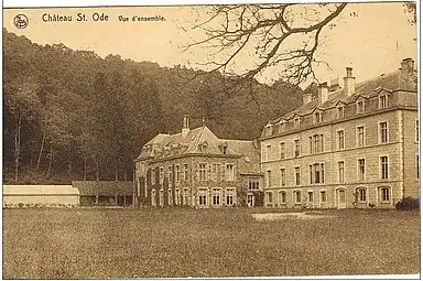 Façades arrières du château.