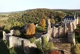 Le château de Sainte-Suzanne.