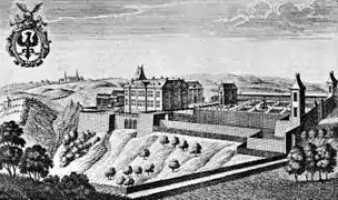 Le château vers 1744