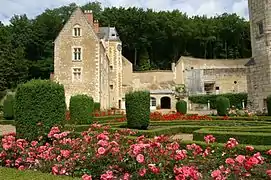 Jardin du château de Courtanvaux à Bessé-sur-Braye, Sarthe, France