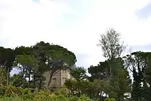 Le château de Montmirail caché dans une pinède