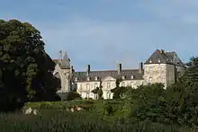 Vue depuis la terrasse arrière.