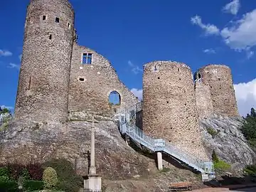 Le château de Rochetaillée (Saint-Étienne).