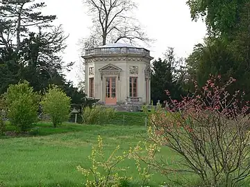 Le Belvédère, ou Pavillon du Rocher, au Petit Trianon (1781).