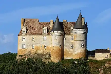 Château de Bannes vu côté nord