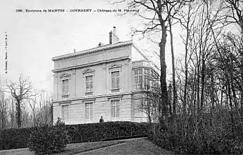 Le château vers 1900, avant création de l'atelier de peintre.