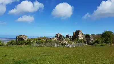 Vue du chemin d'accès.