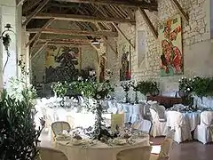 Salle de la toison d'or, château du Rivau