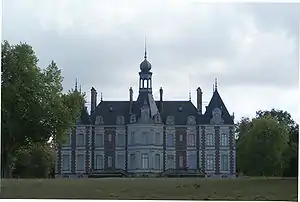 Photo en couleur du château du Muguet où se tint la conférence dite de Briare