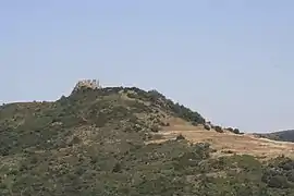 Ruines du château de Pierregourde.