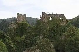 Les ruines du château de Retourtour.
