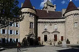 Vue de la place du château (sud)