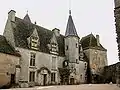 Château de Châteauneuf, vue de la cour intérieure.