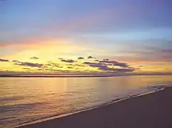 Lever de soleil sur la plage de Chatham