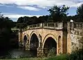 Pont sur la Derwent, dans le parc, Chatsworth House, Derbyshire