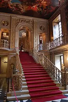 Le grand escalier de Chatsworth House