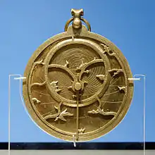L'astrolabe dit de Chaucer (1326).