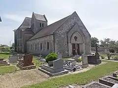 L'église Saint-Jean Baptiste.