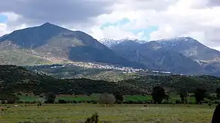 Montagnes du Rif dans le nord du Maroc.