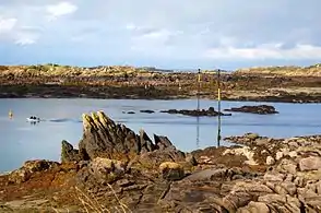 Le Sound à marée basse.