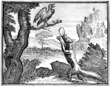 Illustration tirée du premier recueil des Fables de La Fontaine (1668).