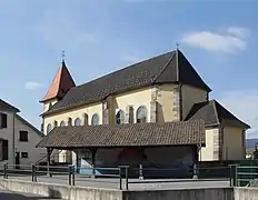 L'église Saint-Martin, côté sud-est.