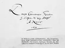 signature de Louis Chaveneau