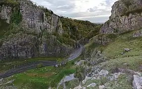 Vue panoramique des gorges.