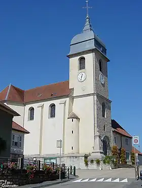 L'église de Chemaudin.