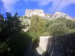 Le début du Chemin de Nietzsche (depuis la gare SNCF d'Èze)