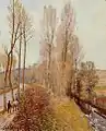 Chemin le long du canal du Loing 1891 par Alfred Sisley, localisation inconnue