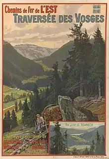 Traversée des Vosges (affiche, 1908)