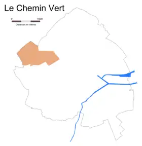 Localisation de Chemin Vert