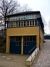 Villa Esche, Chemnitz, garage.