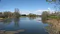 Le chenal à Pinard inondé au mois de mai.