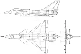 vue en plan de l’avion