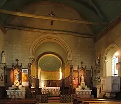 Vue intérieur de l'église.