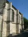 Chapelle latérale sud, vue depuis le sud-ouest.