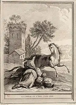 Image illustrative de l’article Le Cheval et l'Âne