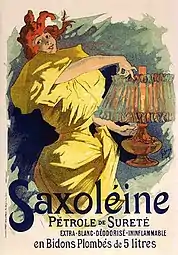 Pétrole de sûreté Saxoléine (1895).