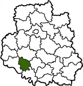 Localisation de Raïon de Tchernivtsi