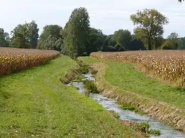 La Pude près du château du Bourbet.