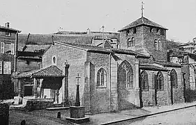 L'église entre 1901 et 1902.