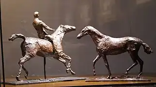 Jockey par Degas.