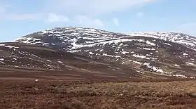 Vue du mont Cheviot au printemps.