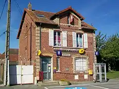 L'ancien bureau de poste, avant son transfert dans l'ancienne caisse d'épargne.